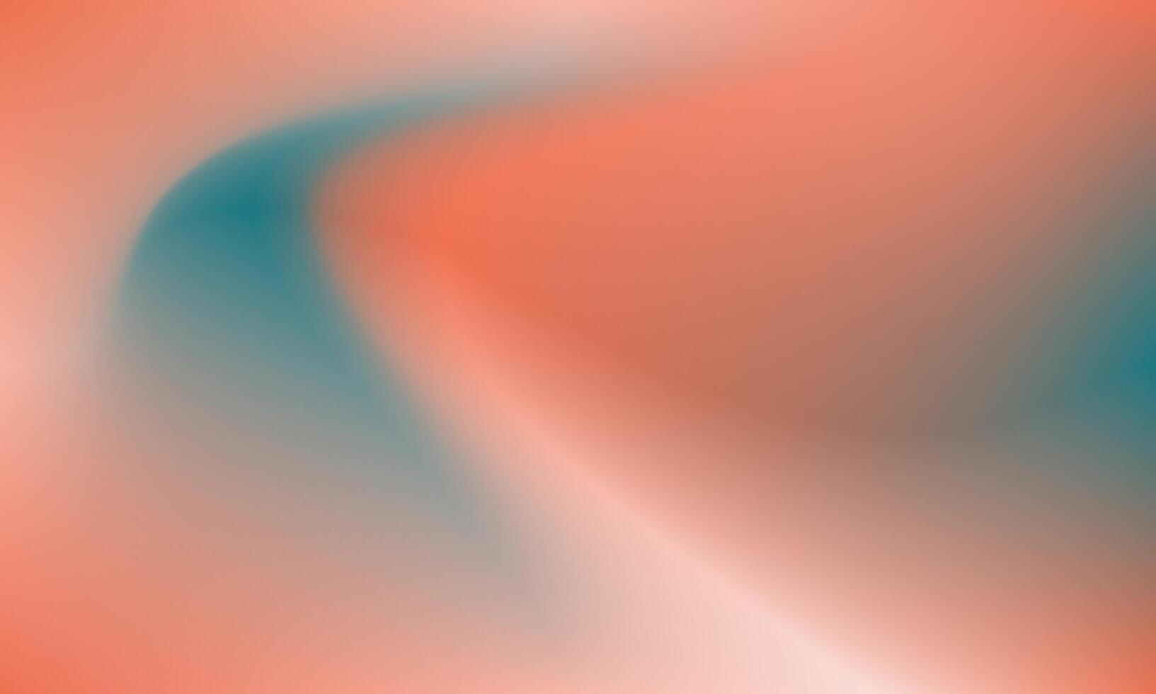 A smooth gradient background blending coral orange and teal blue, with soft curves and a modern, abstract aesthetic. Perfect for contemporary design projects vector