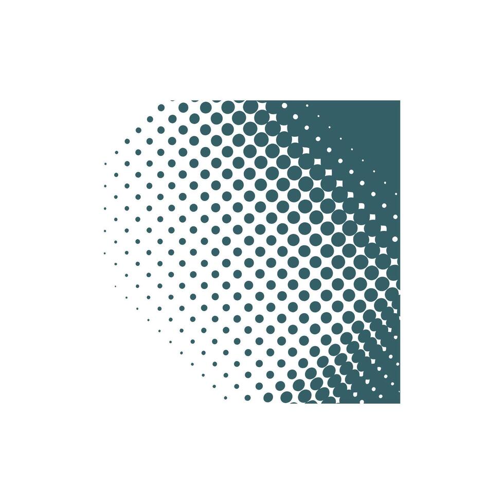 Halftone dot pattern background illustration vector