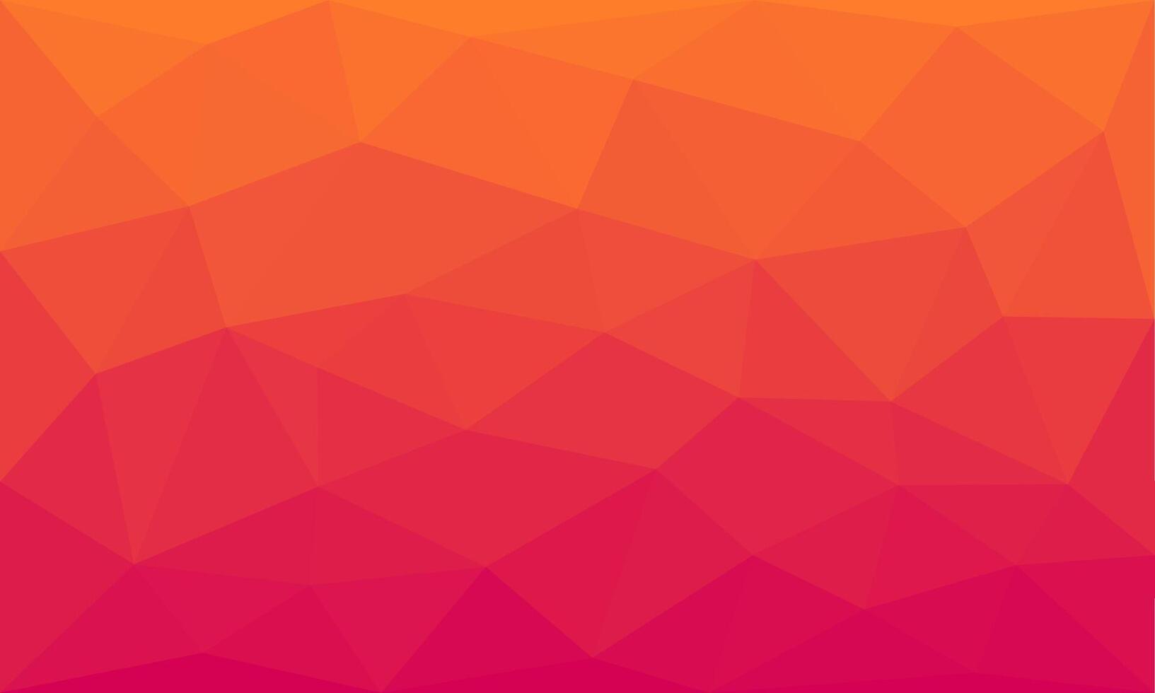 Abstract triangle pattern background texture. geometric low polygon orange and pink gradient design for wallpaper, greeting, banner, page surface, business, presentation, advertising vector
