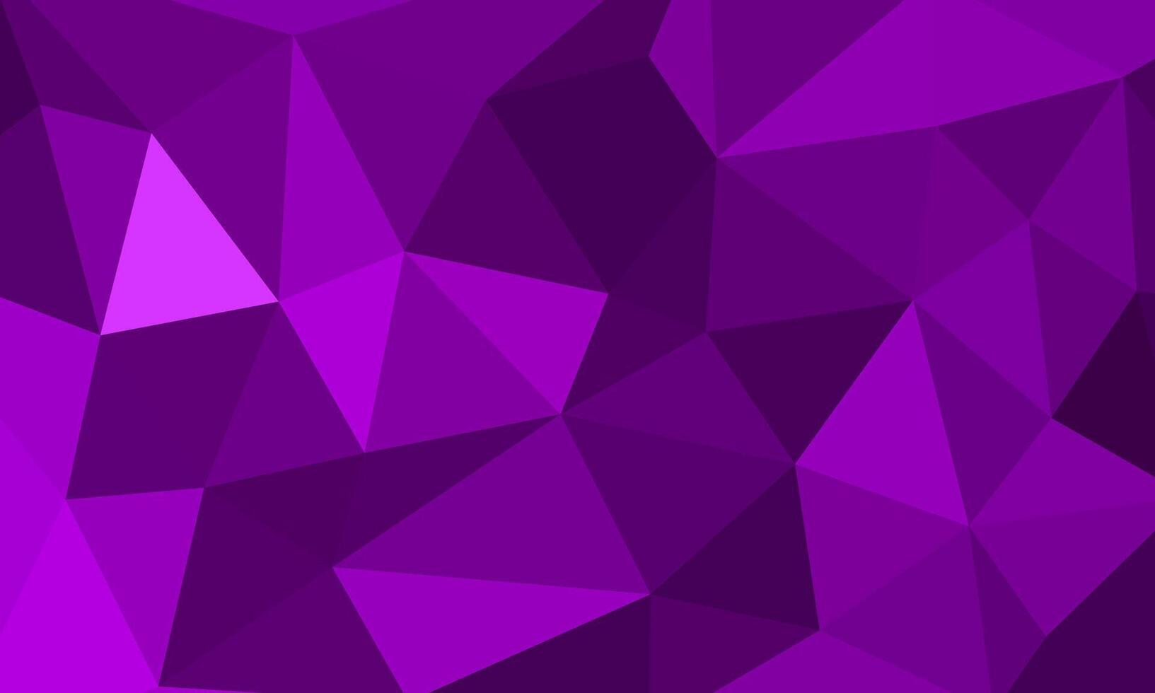 Dark magenta triangle mosaic texture. irregular geometric polygon pattern design vector