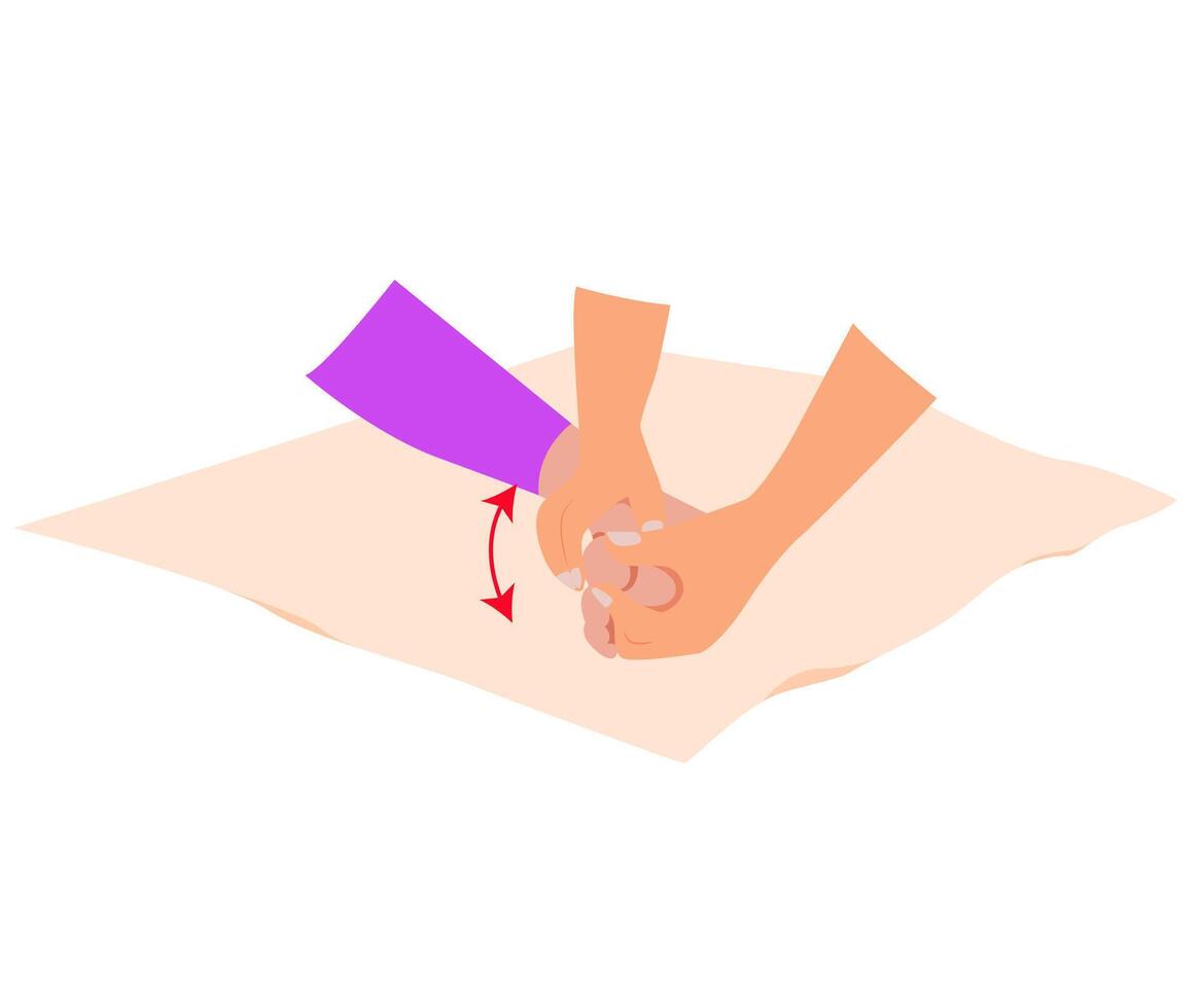 A set of exercises for myofascial release of the legs. A set of relaxing exercises for the legs. Rehabilitation exercises for legs. vector