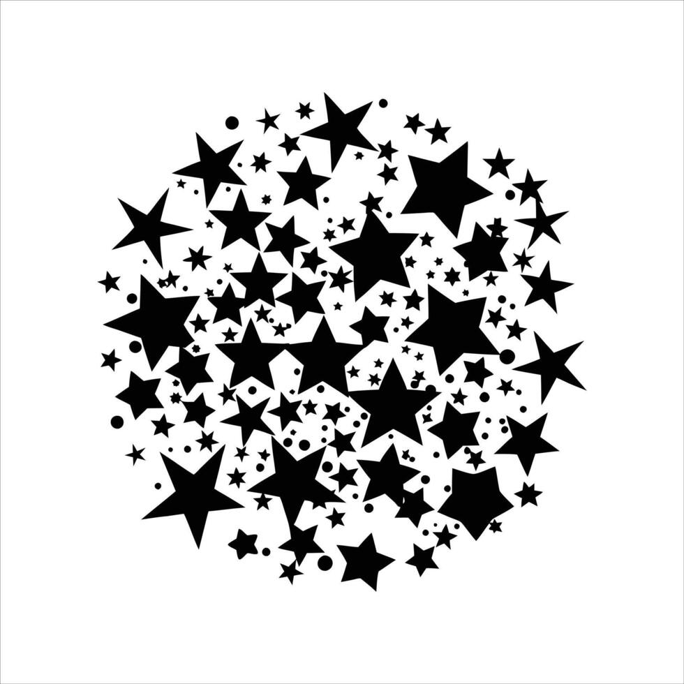 Night Sky Full of Stars vector