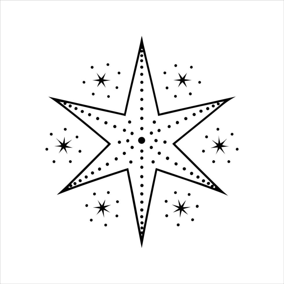 Enchanting Starburst Sparkle vector