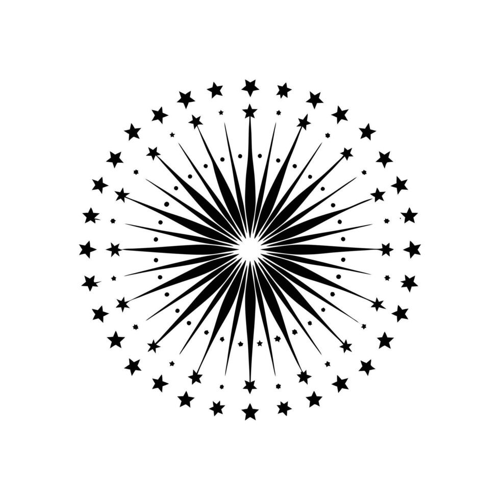 starburst sparkle star vector