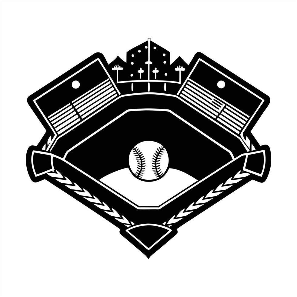 Baseball Diamond Pictures vector