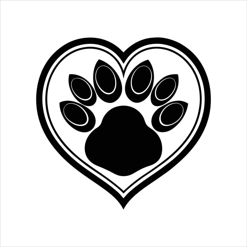 Dog and cat love animal vector