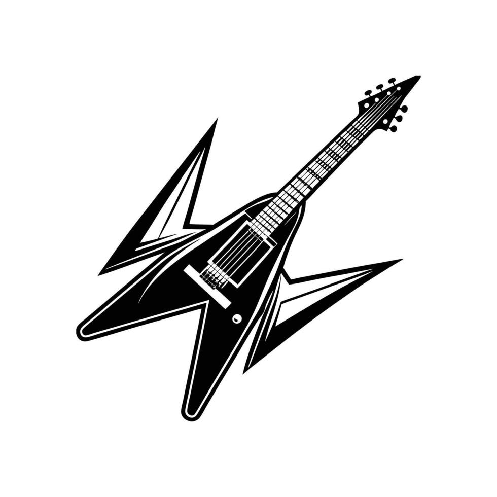 Flaming Guitar Vectors
