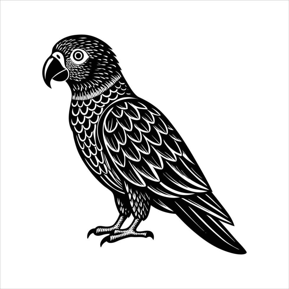 Parrot Icon in trendy vector