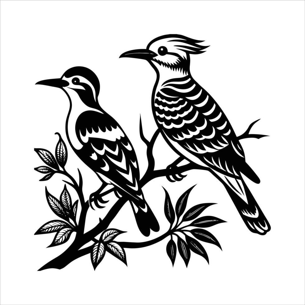 Hoopoe On Tree Vectors