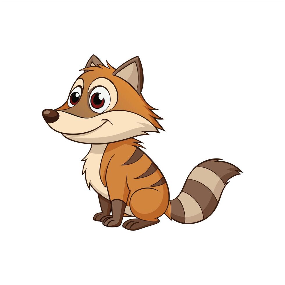 Raccoon Side View Images vector