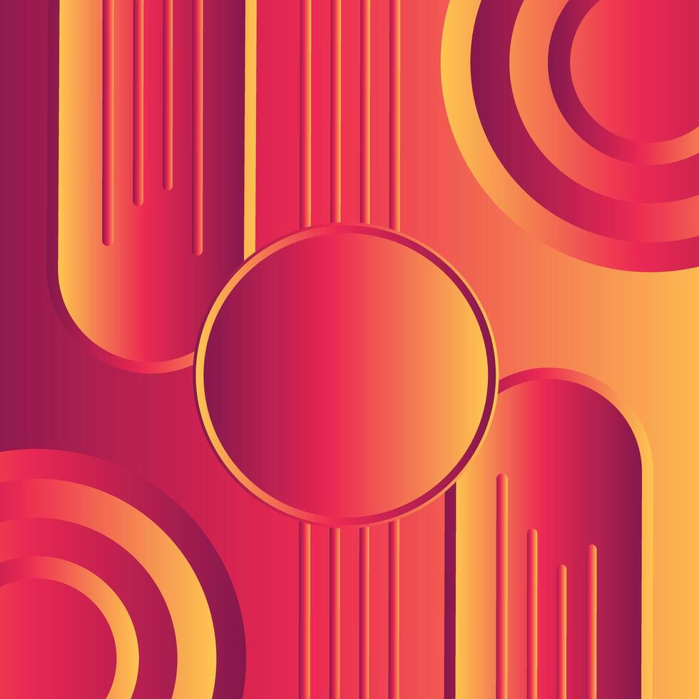 Abstract red gradient futuristic minimalist modern background design vector