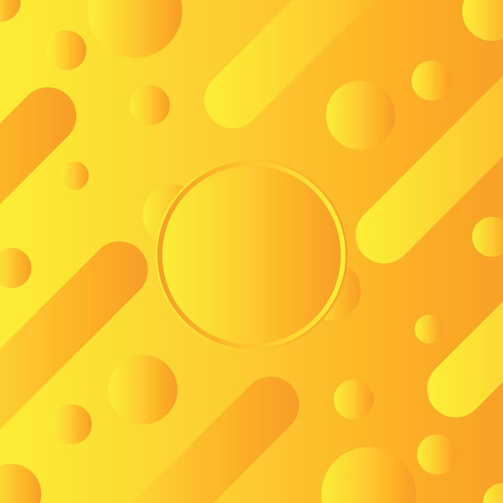 Minimal futuristic yellow stylish abstract background modern design vector