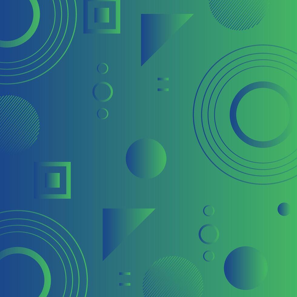 Green realistic abstract minimalist background with modern color gradient vector
