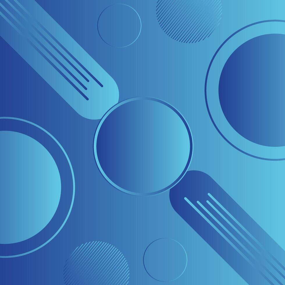 Colorful gradient blue abstract background with luxury design vector