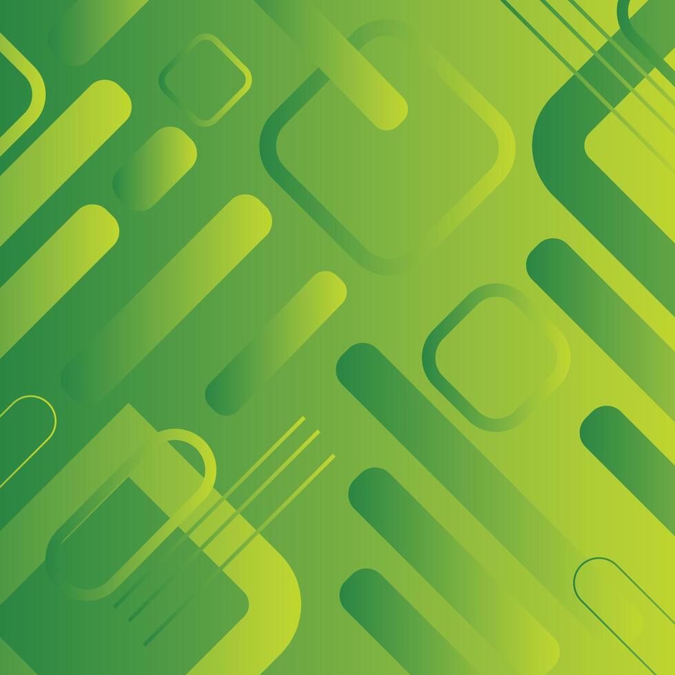 Abstract green gradient trendy stylish background vector