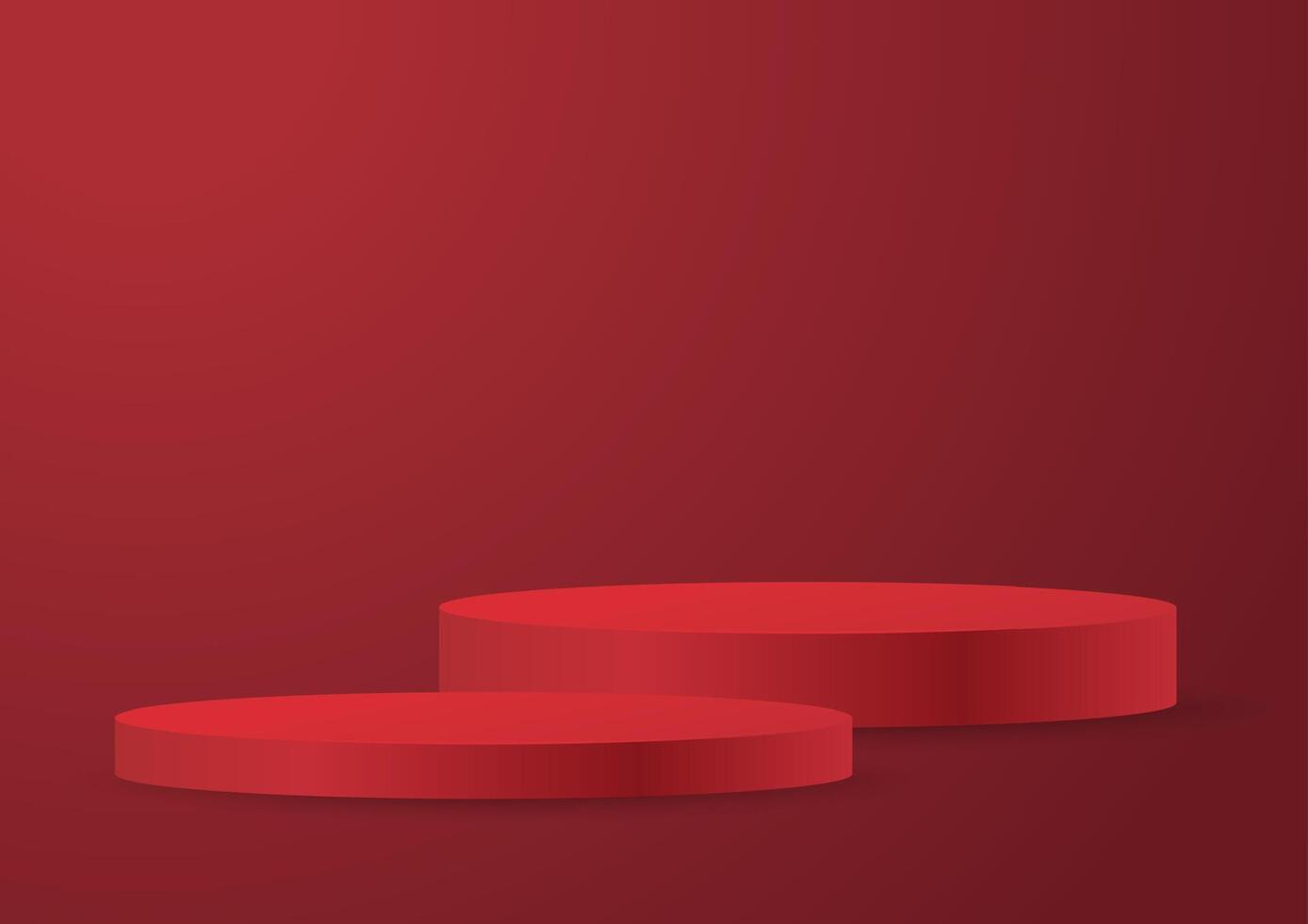 Happy Chinese new year 2025. Chinese new year banner with circle for show product. Greeting card. China frame with lantern on red background. vector