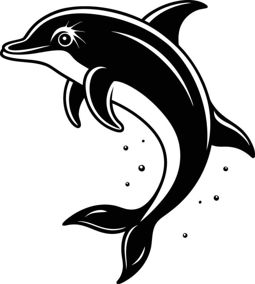 Dolphin clip art vector