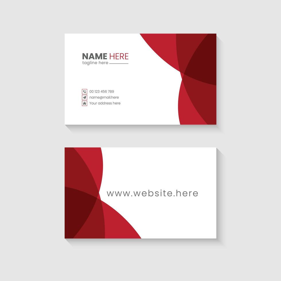creative modern business card vector