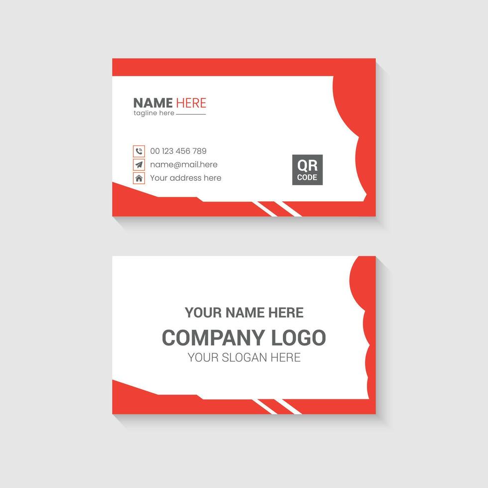 Luxury business card design template vector