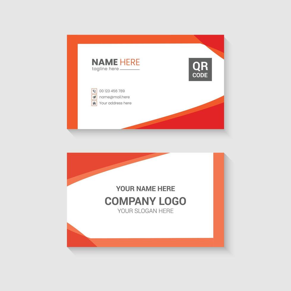 creative business card template vector