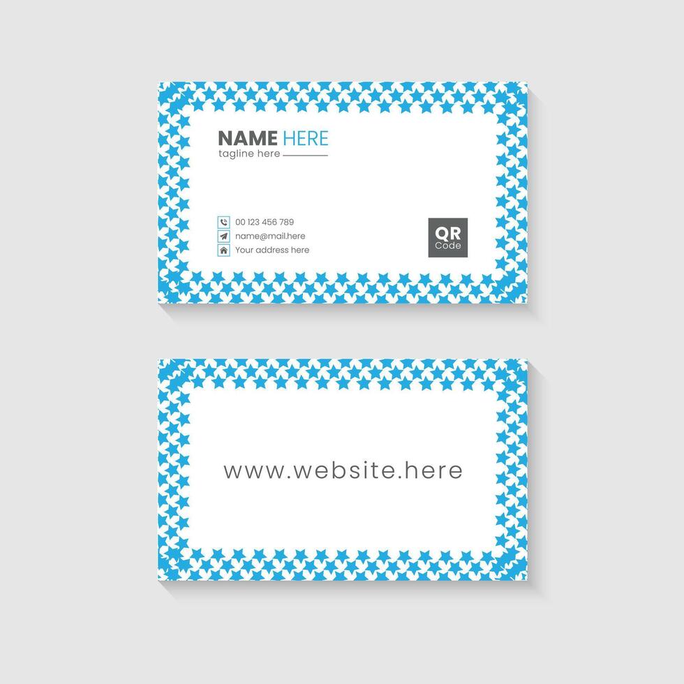 Minimal Business Card Layout vector