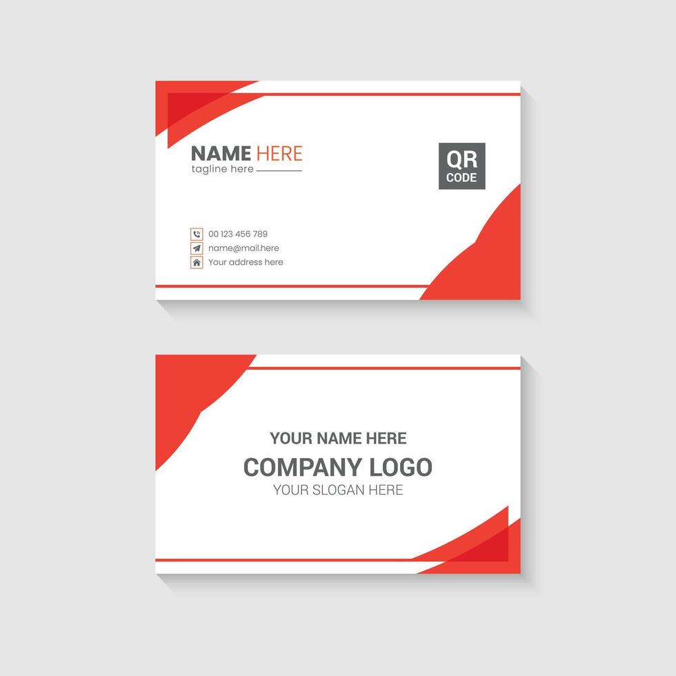 Luxury business card design vector