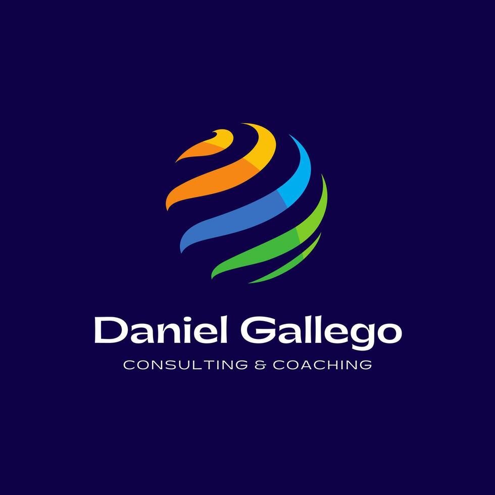 daniel gallagio logo design vector