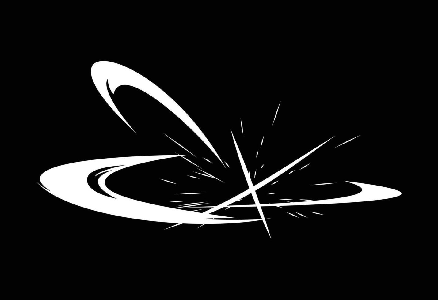 weapon impact action anime cartoon vector