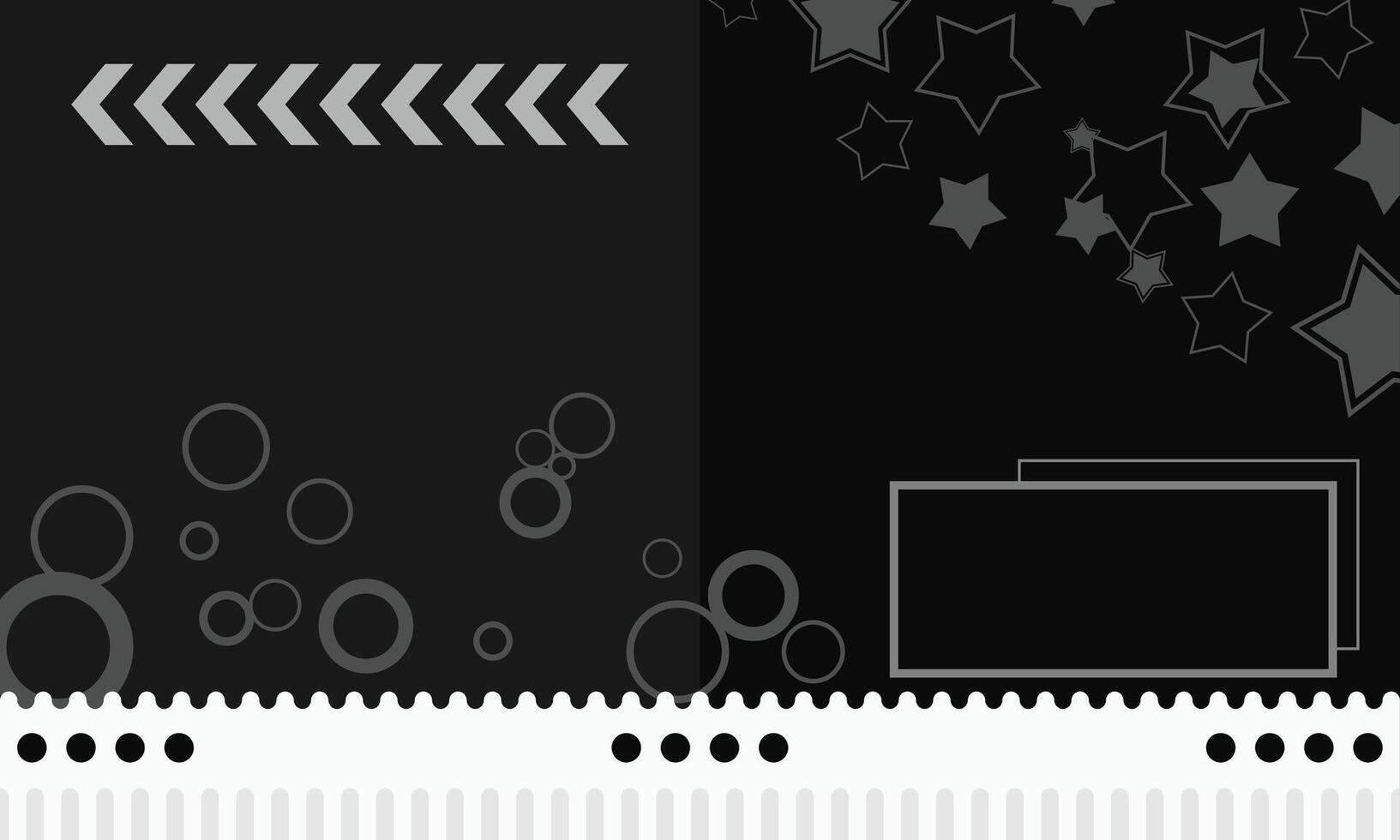 white star circle black background vector