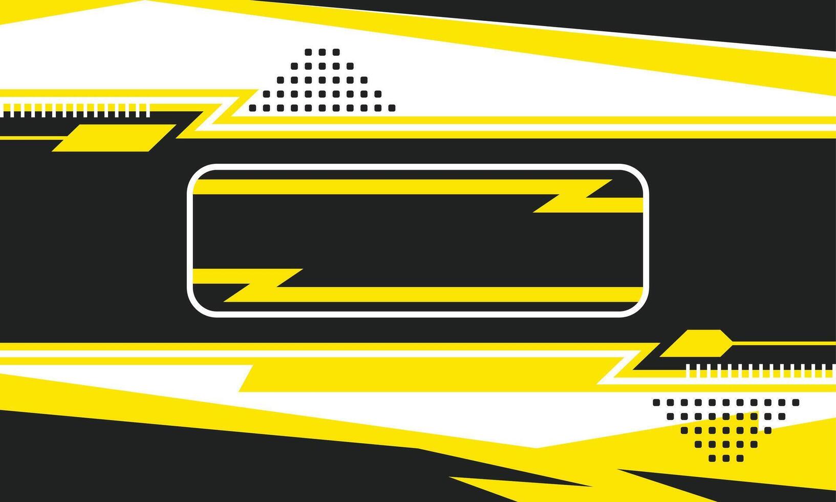 yellow and black flat abstract background vector