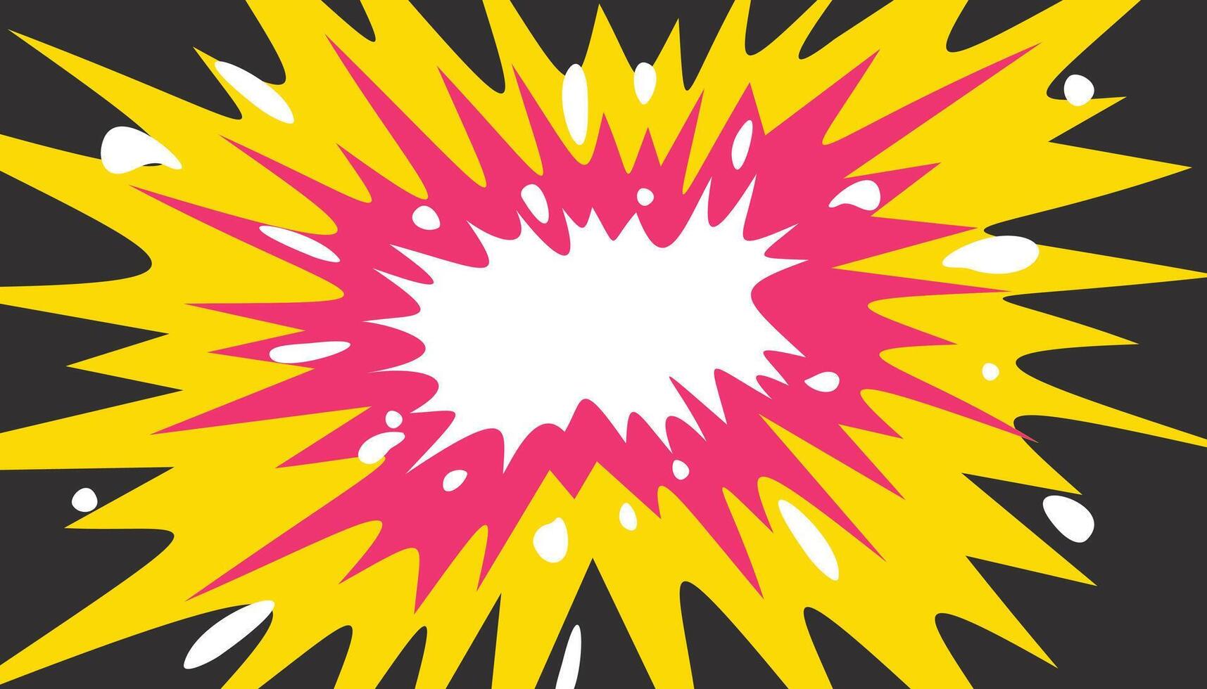 pop art explosive splash background vector
