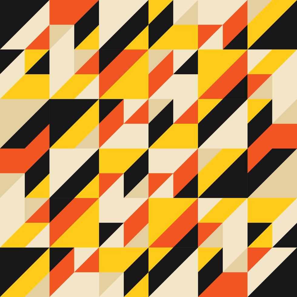 geometric diagonal vibrant retro pattern vector