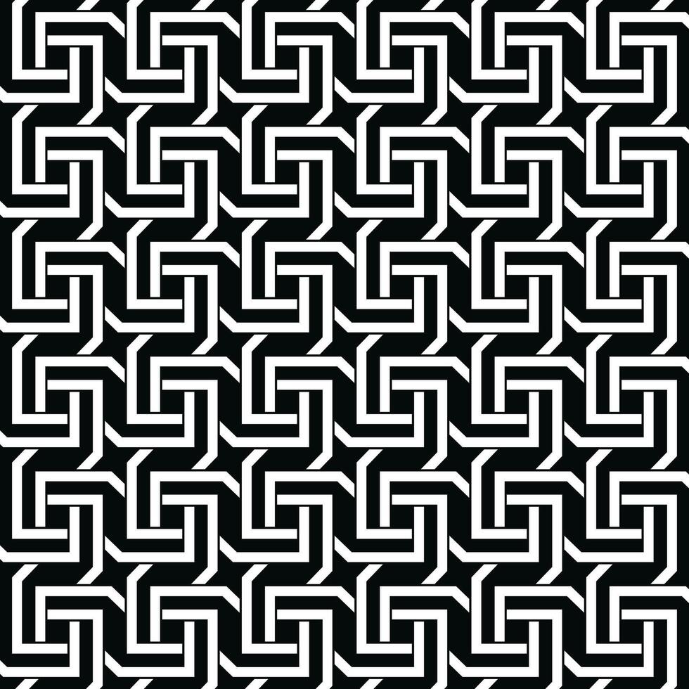 monochrome intersect abstract geometric pattern vector