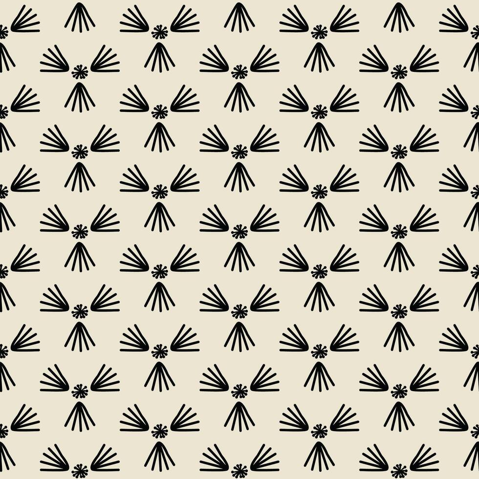hand drawn doodle ornament pattern vector