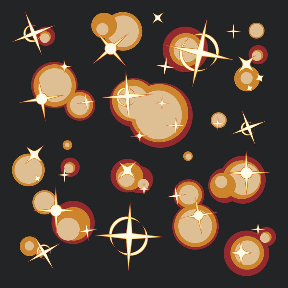 shiny sparkle fancy light background vector