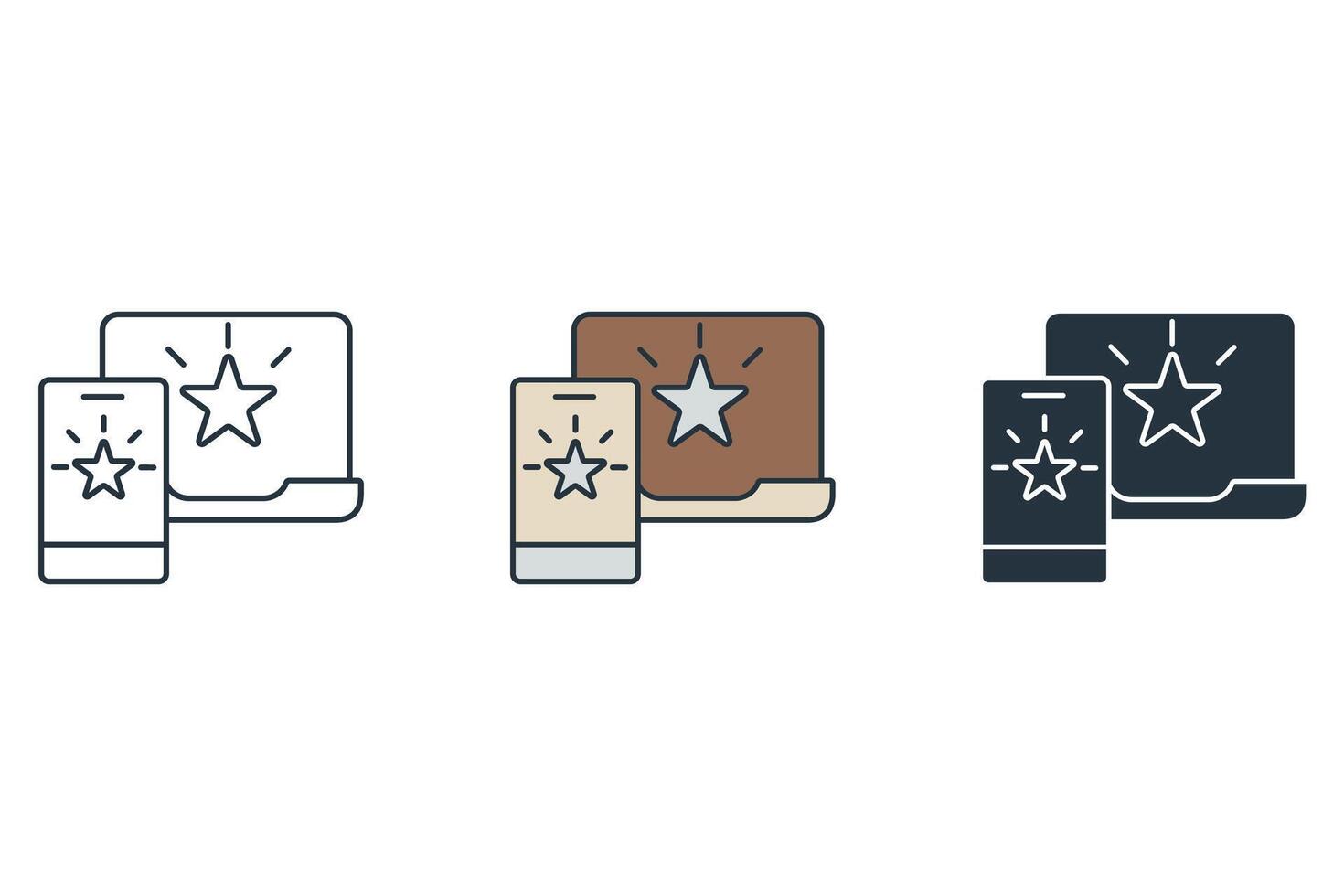 m marketing icons symbol elements for infographic web vector