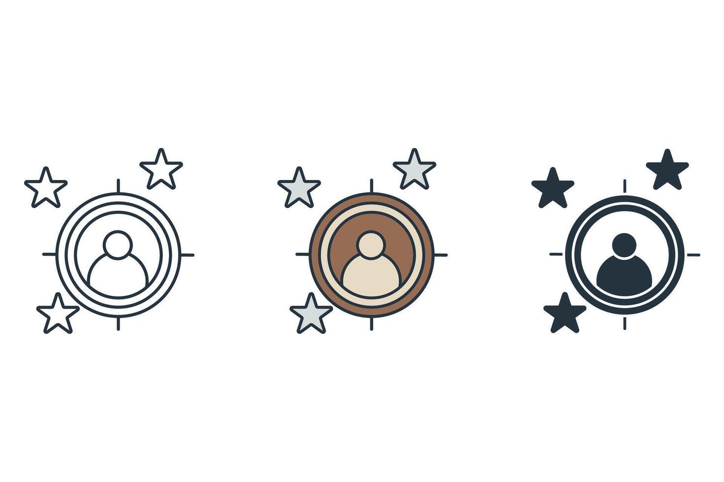 cool hunting icons symbol elements for infographic web vector