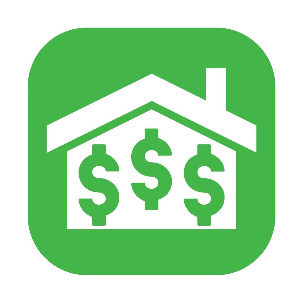 Rental property icon vector