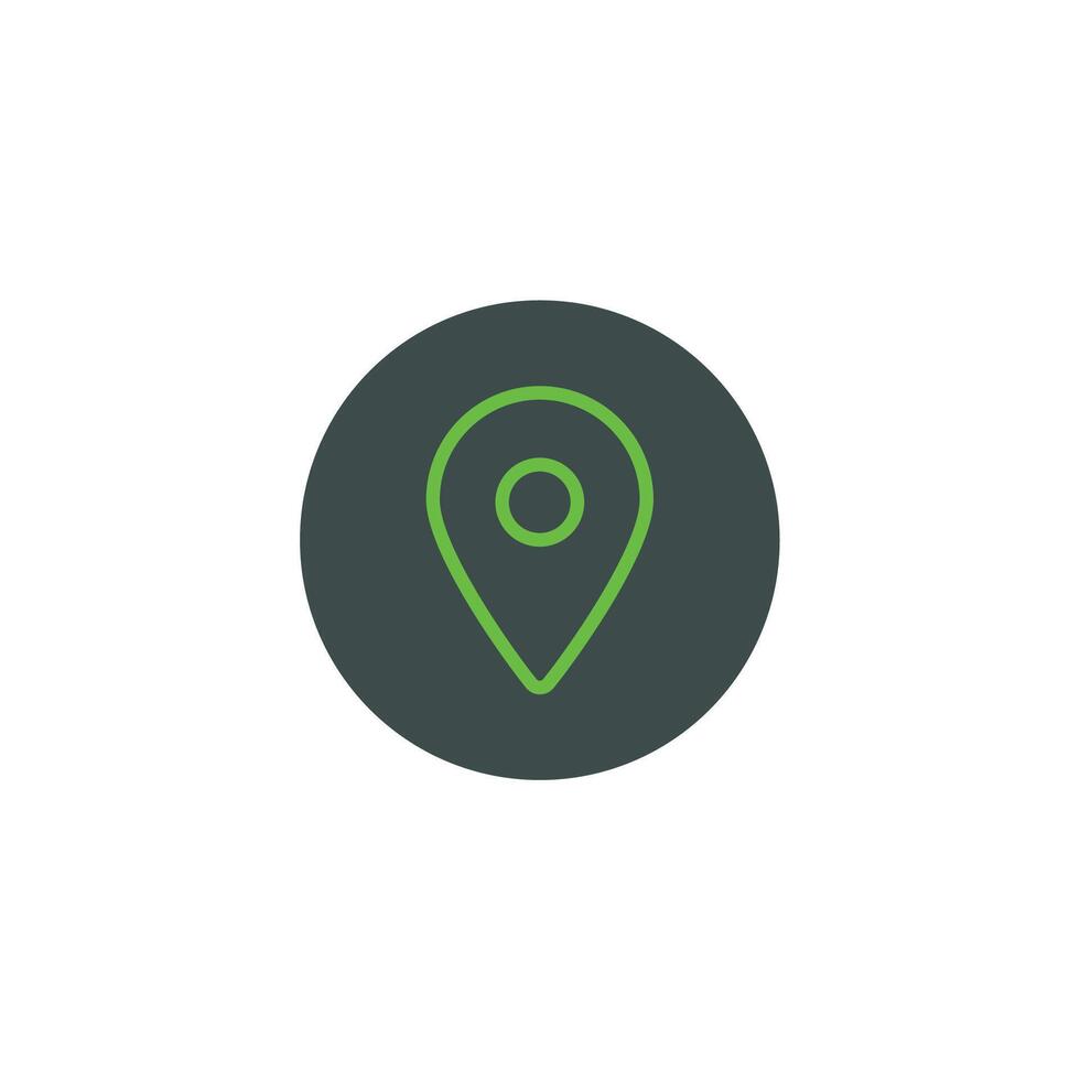 Map Material rounded Filled vector