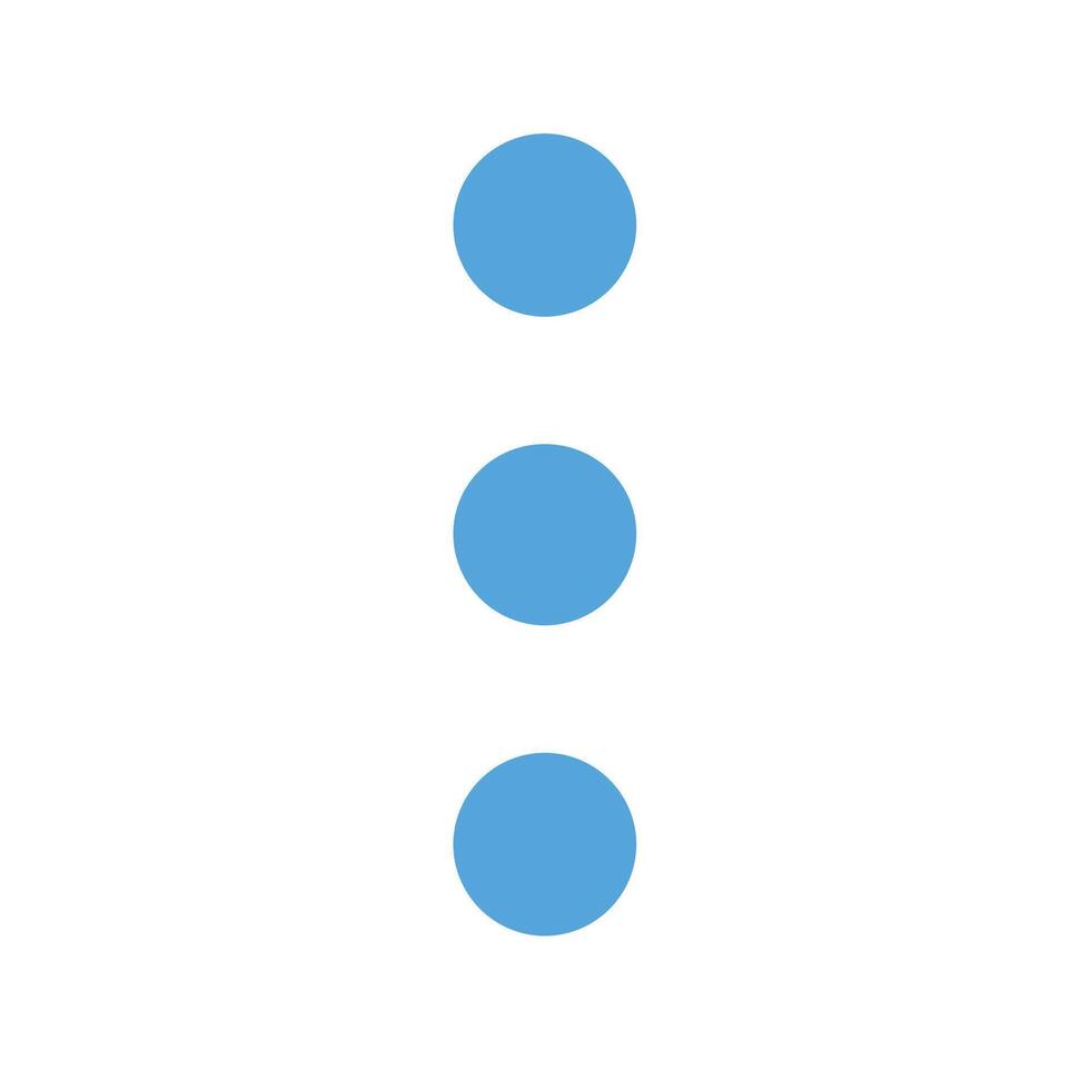 Circled Menu Icon vector