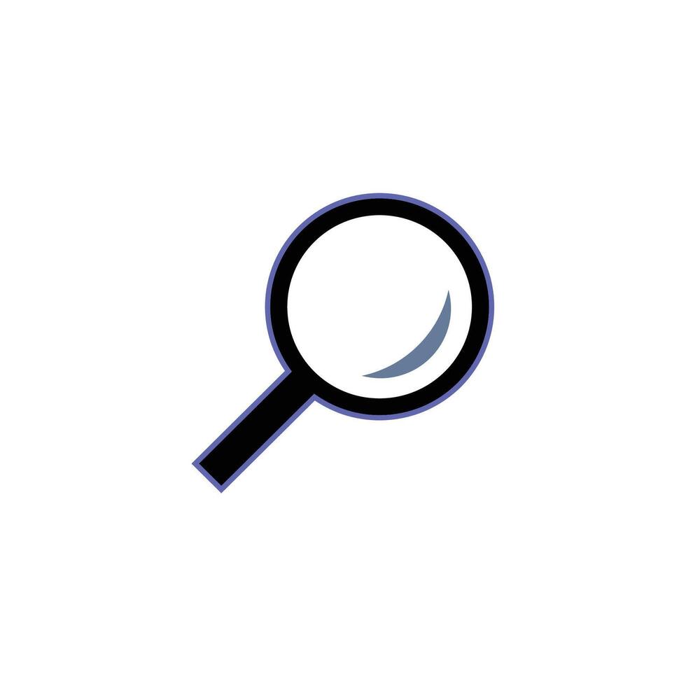 Search in list minimal icon vector