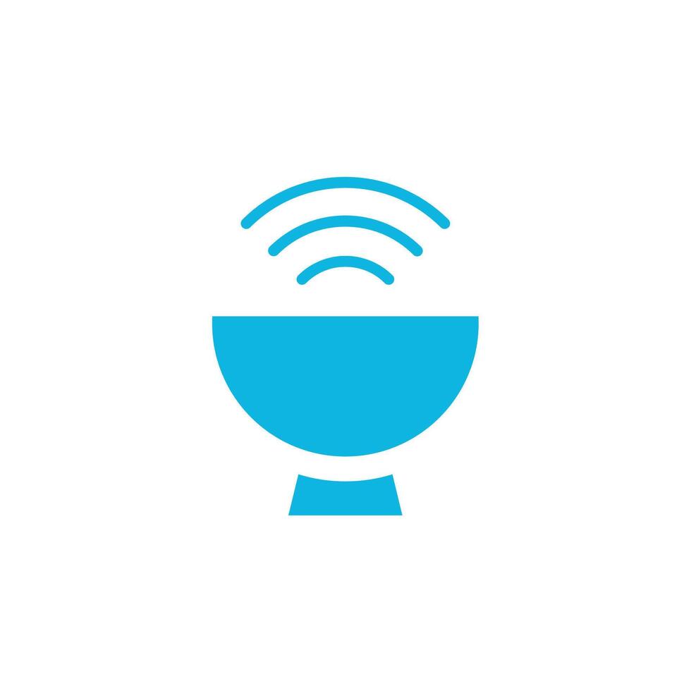 signals wifi icon around vector