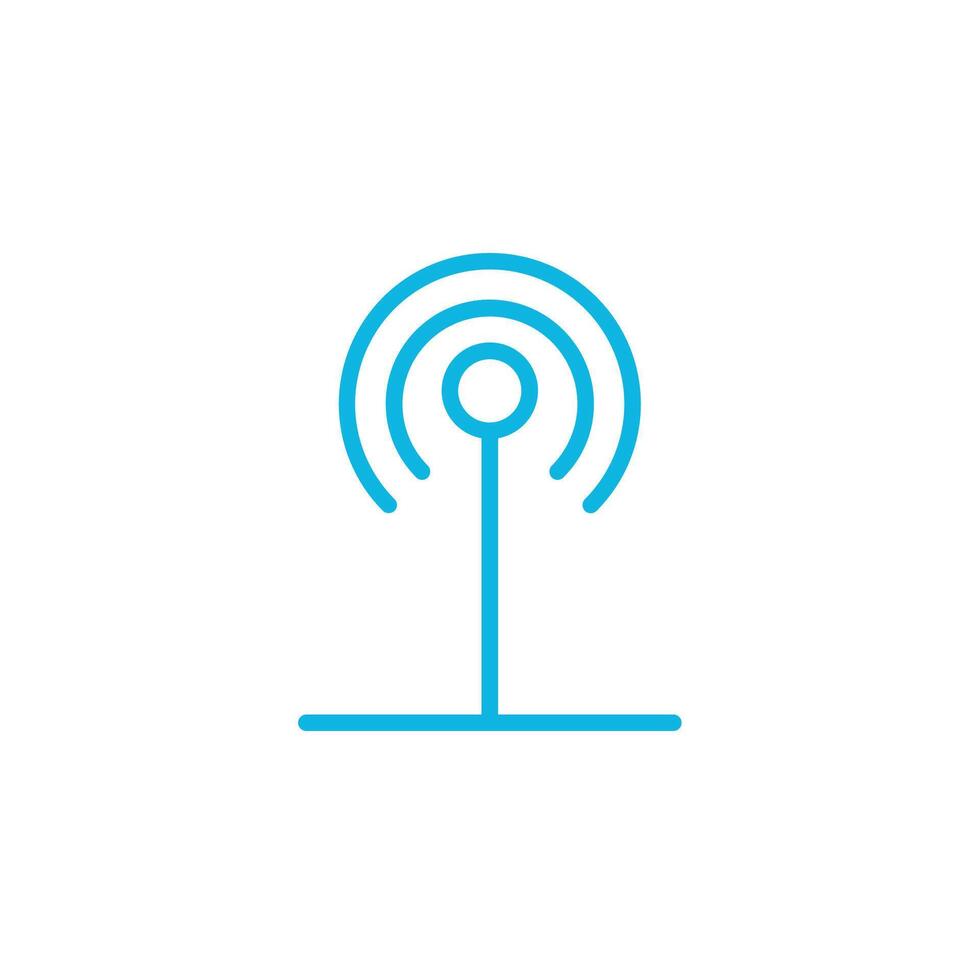 Tower Wireless signal icons vector