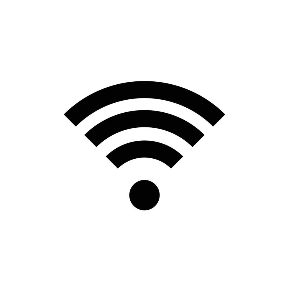 Wifi single signal icon vector