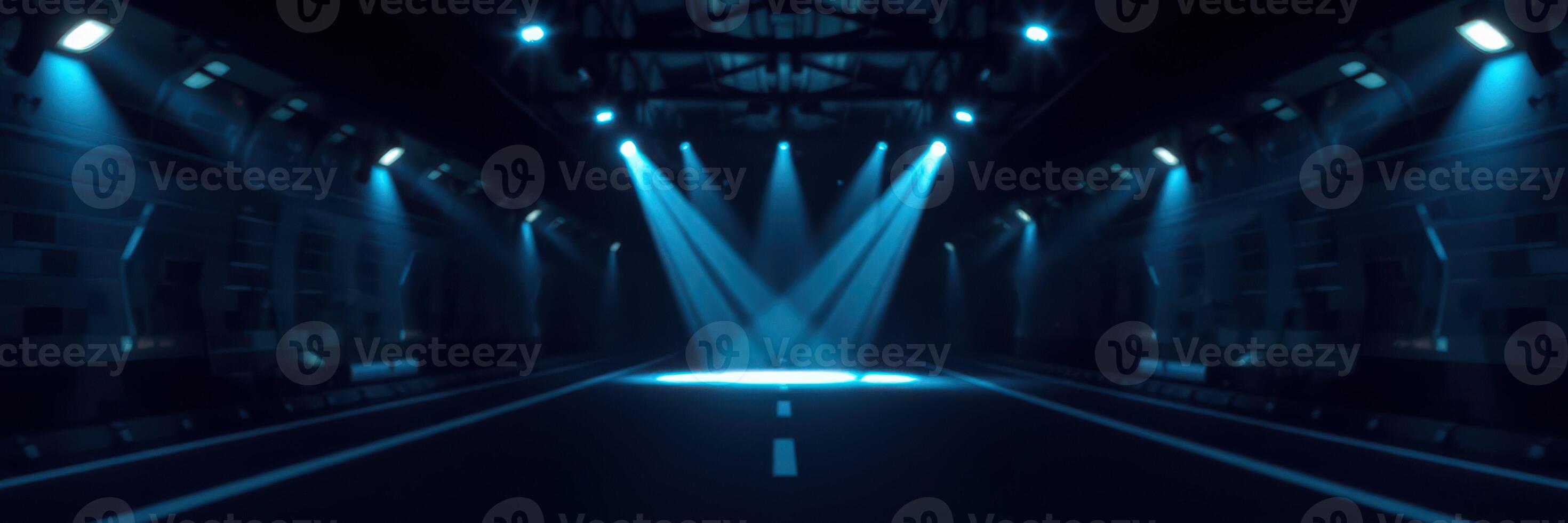 Dynamic lighting and stage setup create an electrifying atmosphere in a modern venue photo