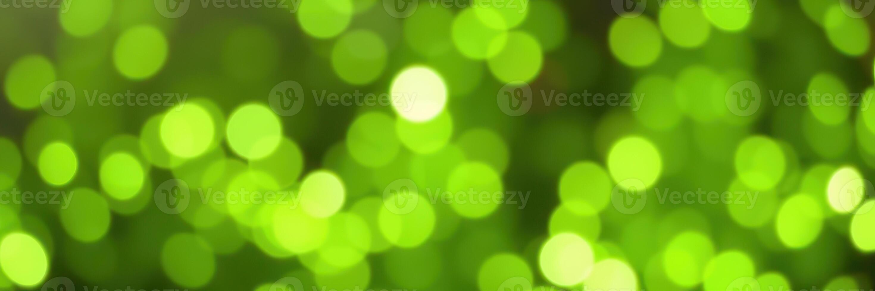Vibrant green bokeh effect showcasing out-of-focus lights creating a captivating visual atmosphere photo