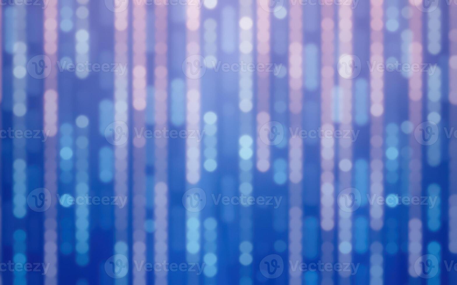 Abstract blue background with vertical lines and glowing orbs creating a serene atmosphere photo