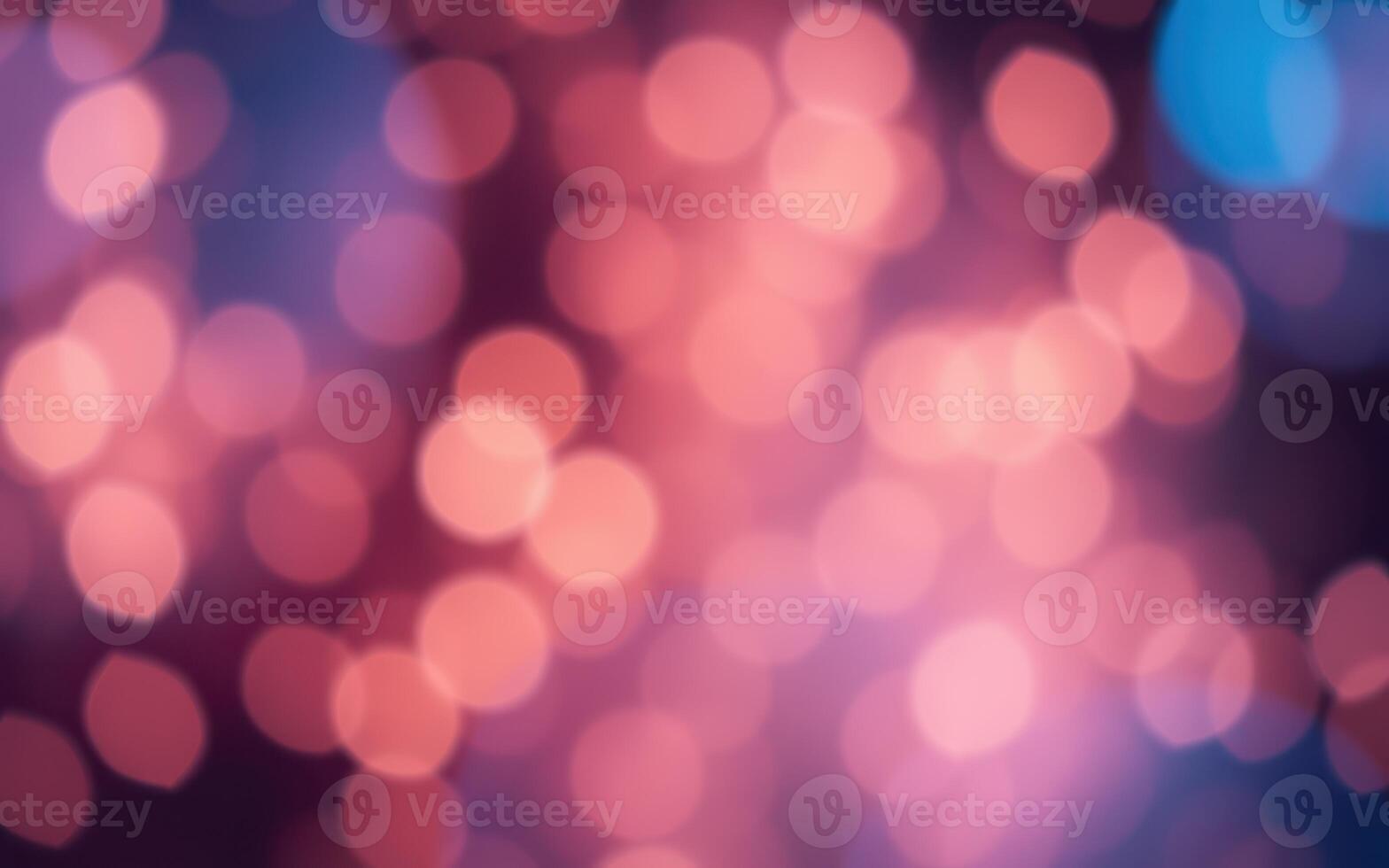 Vibrant bokeh lights create a festive atmosphere during a nighttime celebration in a busy urban area photo