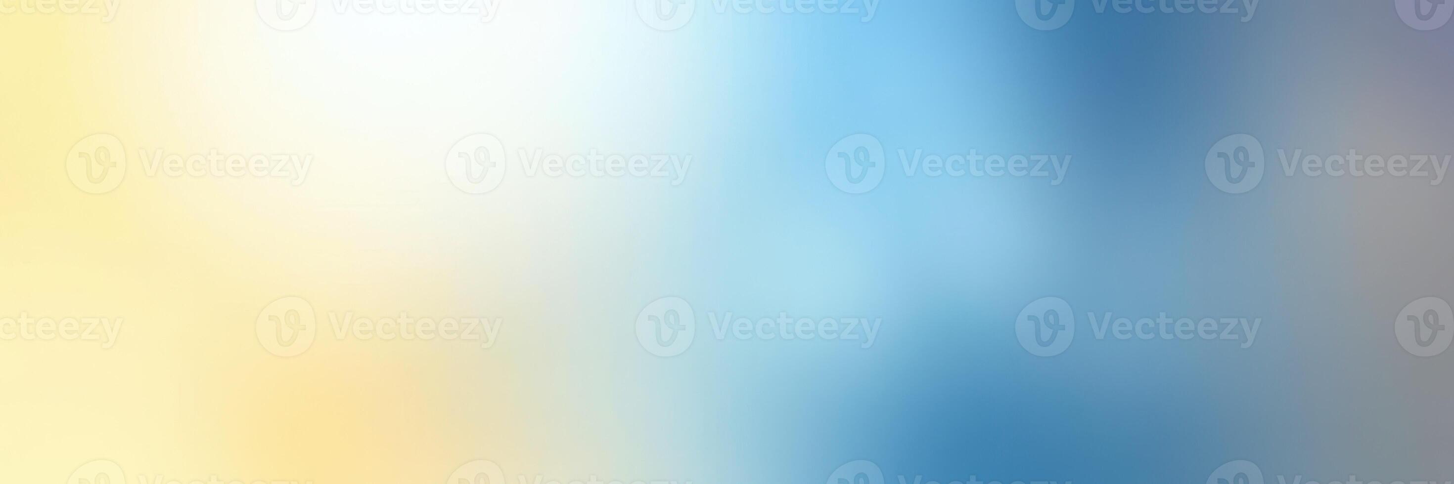 Soft gradient background in soothing hues of blue and yellow creating a calming atmosphere for design photo