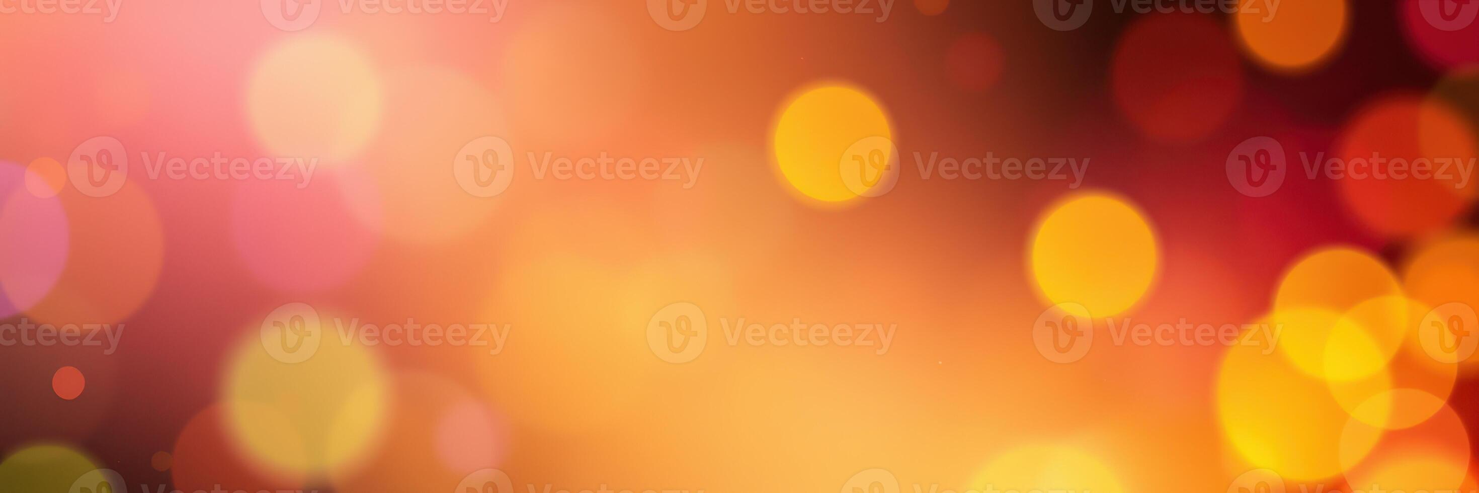 Vibrant bokeh background creates a warm and inviting atmosphere for celebrations and events in any setting photo